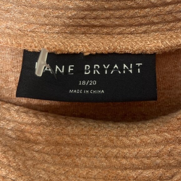 Lane Bryant Cowl Neck Tunic Sweater Womens Size 18/20 Brown New WOT - Picture 6 of 8